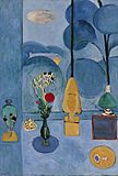 Henri Matisse, 1913, La glace sans tain (The Blue Window), oil on canvas, 130.8 x 90.5 cm, Museum of Modern Art