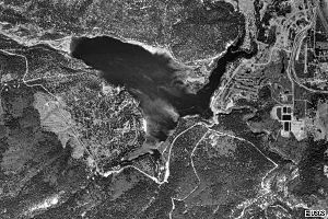 Lake Siskiyou satellite view