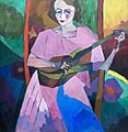 Lentulov Woman Guitar