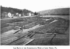 Lock Haven Log Rafts