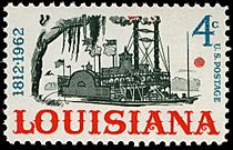 Louisiana statehood 1962 U.S. stamp.1