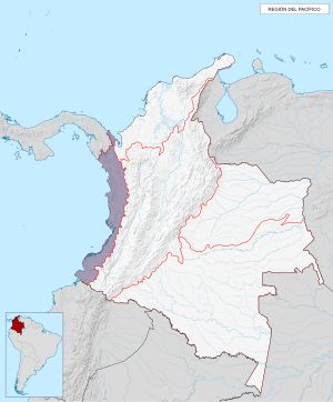 Mapa de Colombia (región del Pacífico).svg