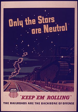 ONLY THE STARS ARE NEUTRAL. KEEP `EM ROLLING - NARA - 515127