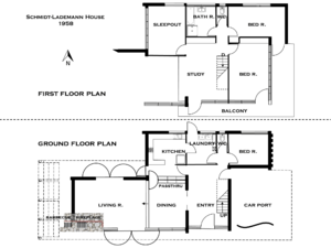 Schmidt-Lademann house floor plan