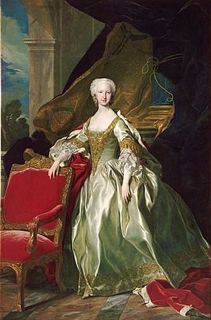 The Infanta María Teresa Rafaela of Spain, future Dauphine of France by Louis Michel Van Loo