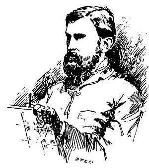 Drawing of William Heysham Overend