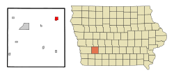 Location of Anita, Iowa