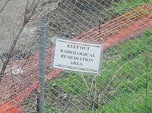 DuSable Park Radiation Sign 2008