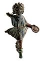 Figurine van een Lar in brons, 0 tot 200 NC, vindplaats- Onbekend, collectie Gallo-Romeins Museum Tongeren, 73.L.1