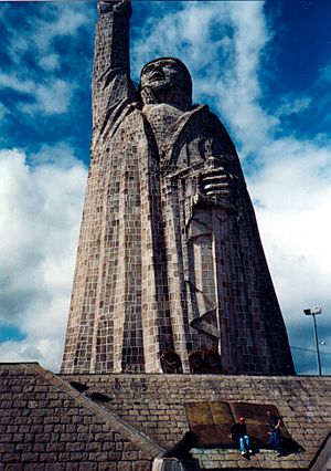 Statue of José María Morelos at Janitzio