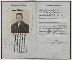 Jean Toomer passport 1926