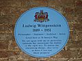 Ludwig Wittgenstein Blue Plaque, 76 Storey's Way, Cambridge, UK