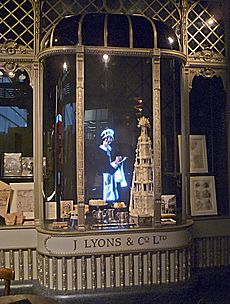 Lyons Corner House recreation, Museum of London