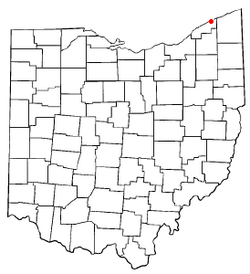 Location of North Perry, Ohio
