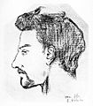 Portrait de Maurice Utrillo par sa mère Suzanne Valadon