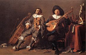 The Duet c1635 by Saftleven