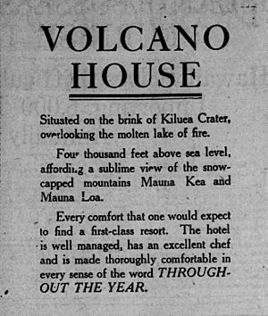 Volcano House Ad