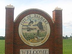 Dalhart welcome sign IMG 0567