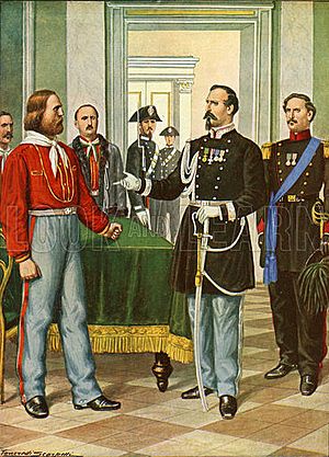 Garibaldi and General La Marmora
