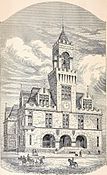Hampden County Courthouse by HH Richardson, built 1875