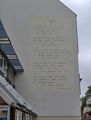 Horatius - Boek I Ode XIV - Cleveringaplaats 1, Leiden
