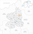 Karte Gemeinde Rüfenach 2010