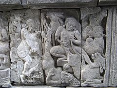 Krishna Overcomes Kamsa, Prambanan 1077