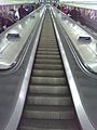 London angel tube middle escalator upwards