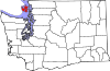 State map highlighting San Juan County