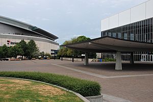 Memorial Coliseum and Rose Garden arena in 2013