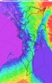 Metro Manila Elevation Map