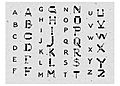 Morse Code Mnemonic chart from Girl Guides handbook 1916