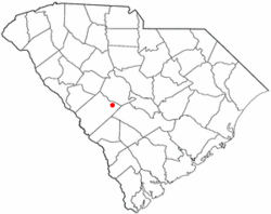 Location of Wagener, South Carolina