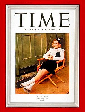 Sonja Henie on Time Magazine 1939