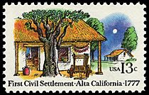 Stamp US 1977 13c Alta California