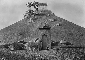 Tomb of Huo Qubing in 1914, Shaanxi, China, by Victor Segalen (1878–1919)