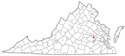 Location of Montrose, Virginia