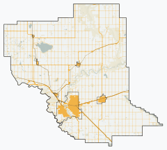 Lethbridge is located in Lethbridge County