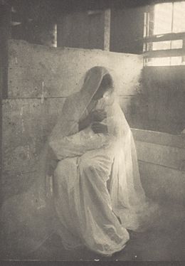 Gertrude Käsebier, The Manger, c.1900, NGA 150206