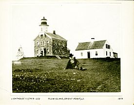Lighthouse Keeper, Plum Island, Long Island, 1879