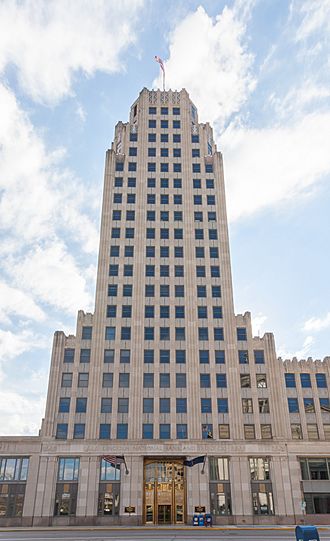 Lincoln Bank Tower, Fort Wayne, Indiana, Estados Unidos, 2012-11-12, DD 01.jpg