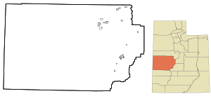 Millard County Utah incorporated and unincorporated areas