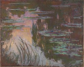 Monet - Water-Lilies, Setting Sun.jpg