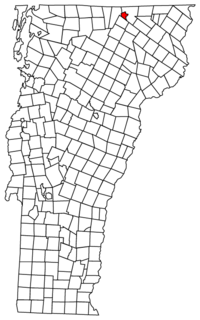 Location in Vermont