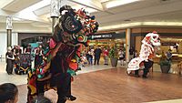 Prince Kuhio Plaza, Hilo - Event, Lion dance