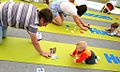 RIAN archive 916566 Volgograd holds first baby crawling contest