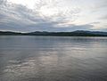 Rangeley Lake from its southern edge, inside the State Park