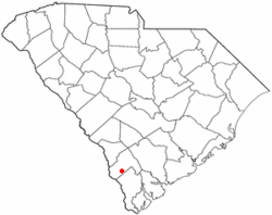 Location of Furman, South Carolina