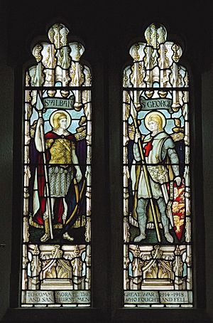 Stained glass window, Sandhurst Church - geograph.org.uk - 1397884