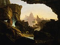 Thomas Cole - The Subsiding of the Waters of the Deluge - Google Art Project
